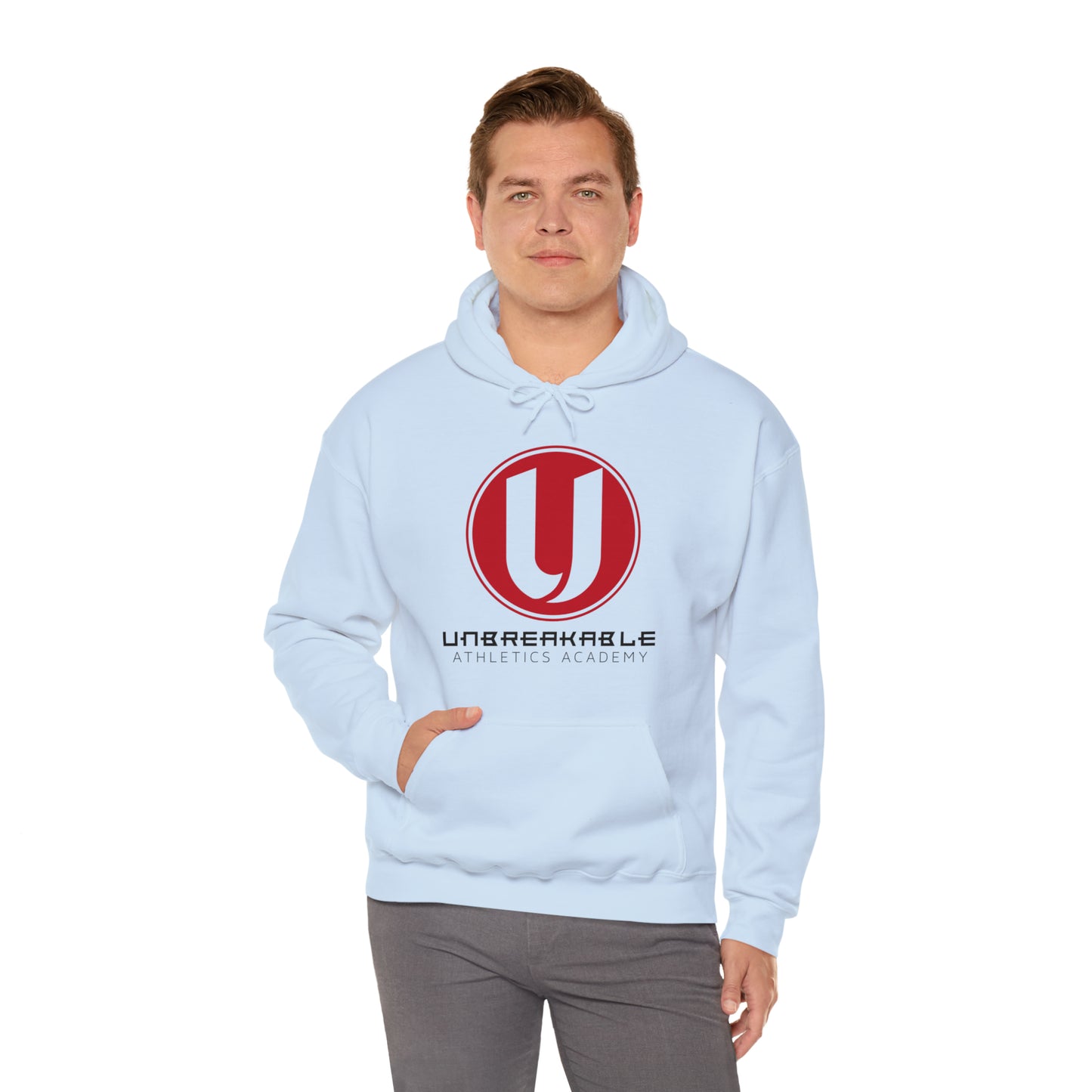 Unbreakable Logo - Unisex Heavy Blend™ Hooded Sweatshirt Light Colors