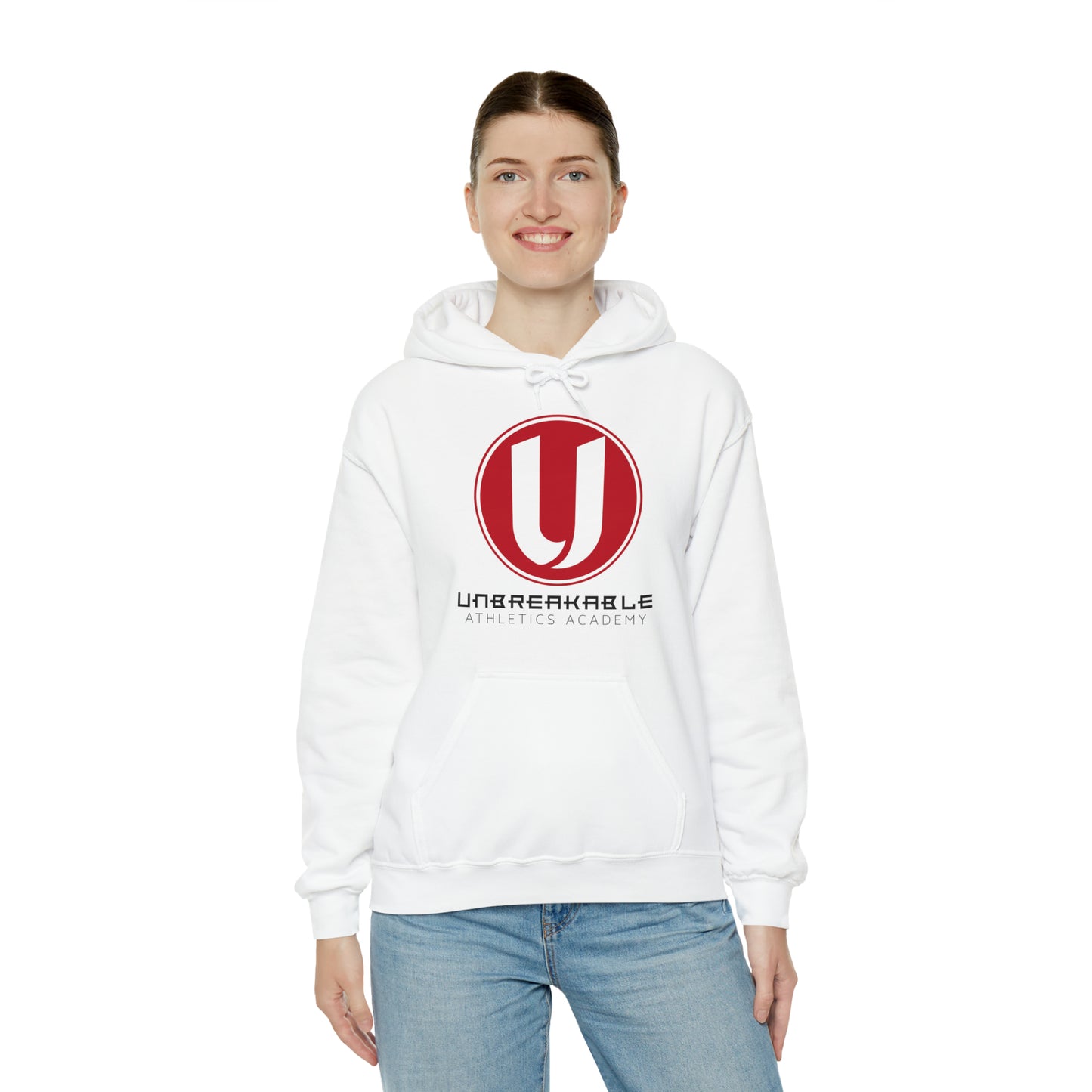 Unbreakable Logo - Unisex Heavy Blend™ Hooded Sweatshirt Light Colors