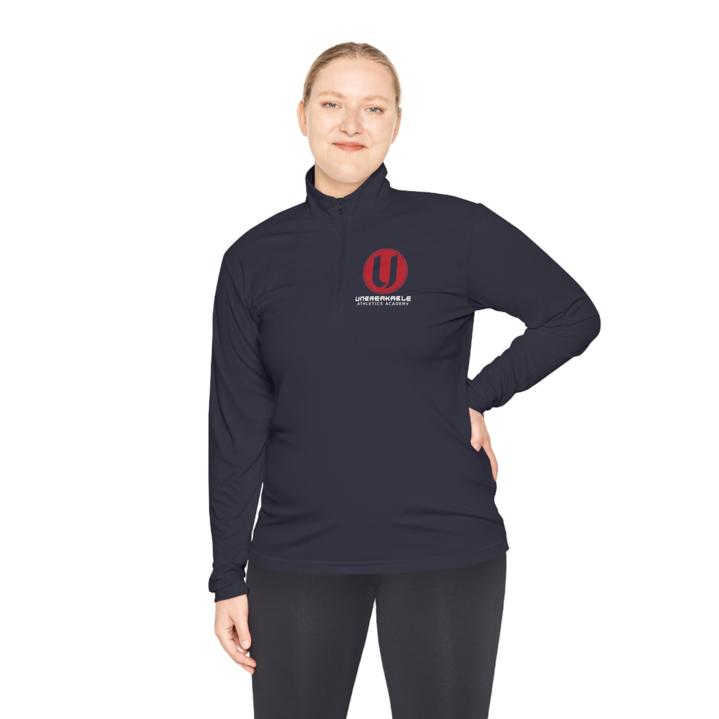 Unbreakable Logo - Unisex Quarter-Zip Pullover