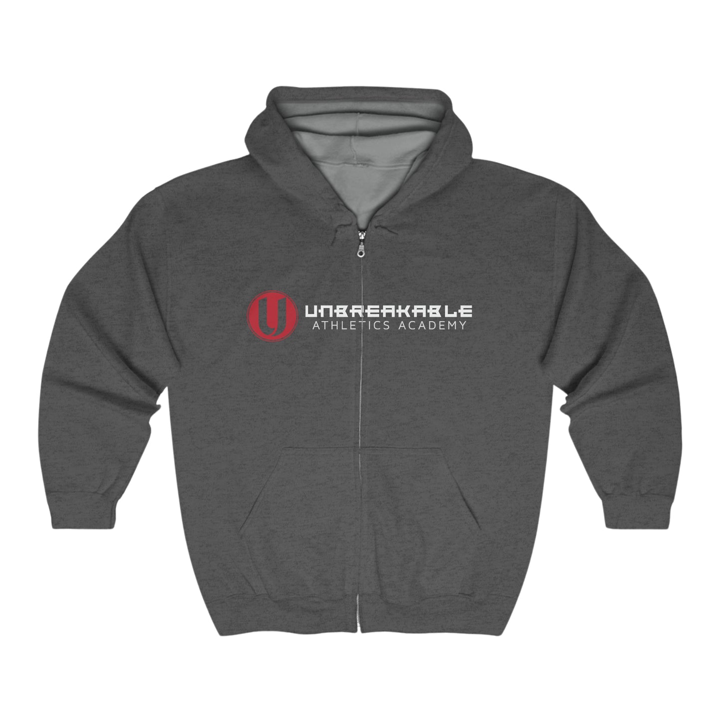 Unbreakable Logo - Unisex Heavy Blend™ Full Zip Hooded Sweatshirt