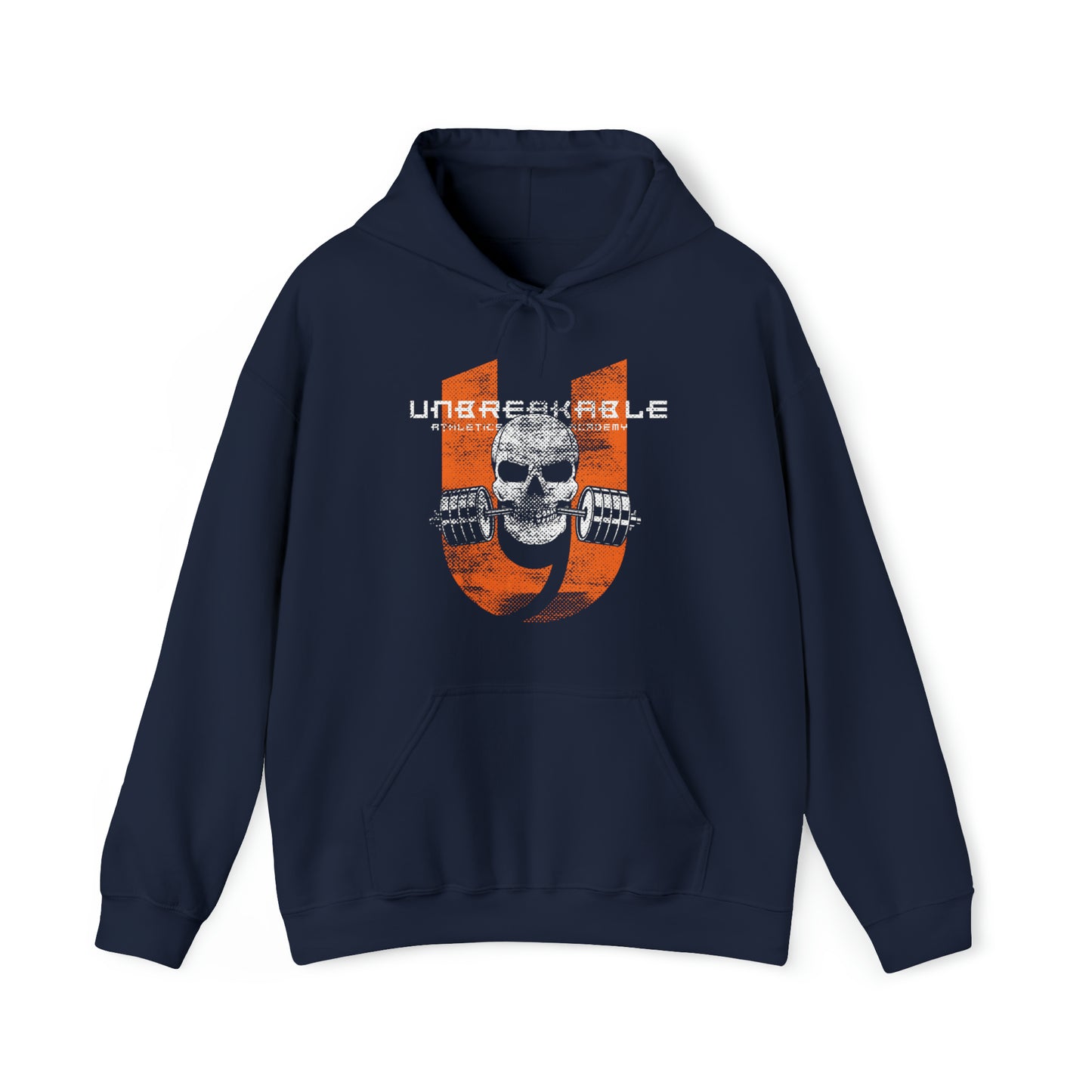 Unbreakable Skull and Barbell Heavy Blend™ Hooded Sweatshirt