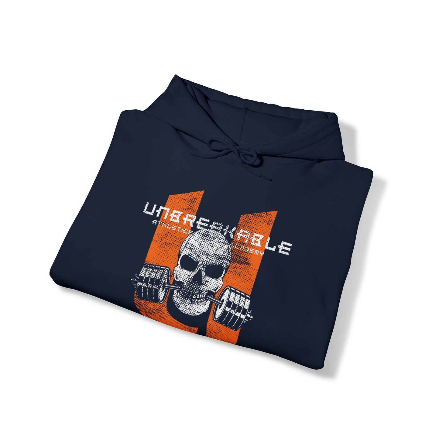 Unbreakable Skull and Barbell Heavy Blend™ Hooded Sweatshirt