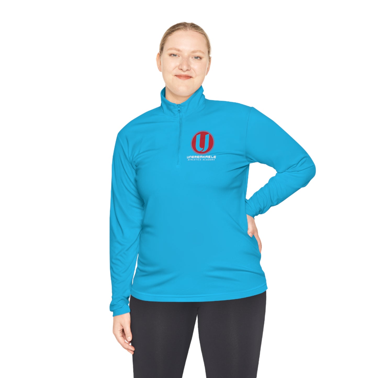 Unbreakable Logo - Unisex Quarter-Zip Pullover