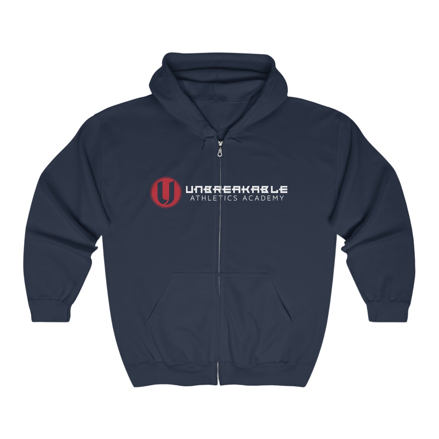 Unbreakable Logo - Unisex Heavy Blend™ Full Zip Hooded Sweatshirt