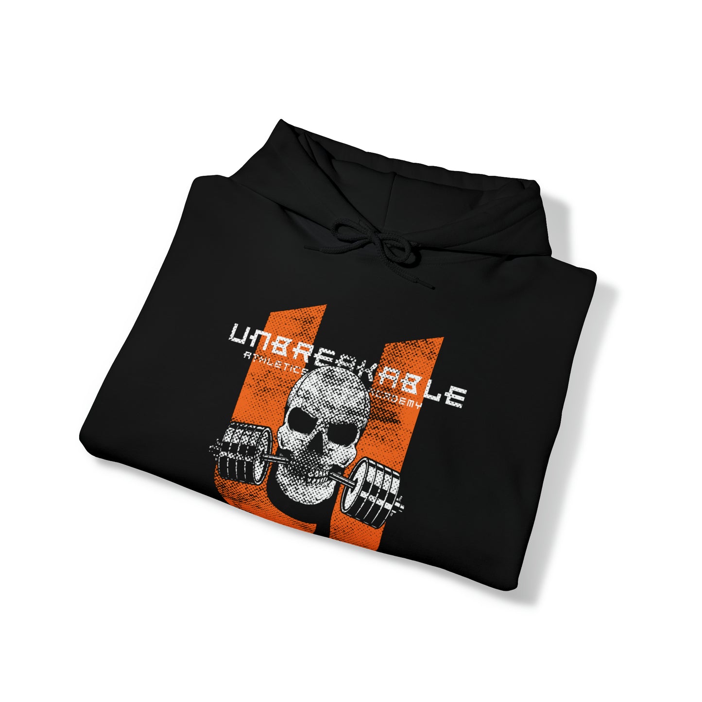 Unbreakable Skull and Barbell Heavy Blend™ Hooded Sweatshirt