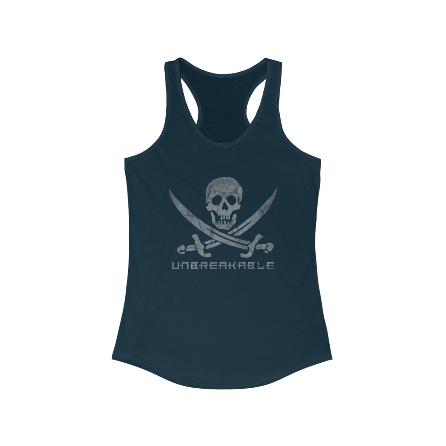 Women's Ideal Racerback Tank - Jolly Roger (Front Only)