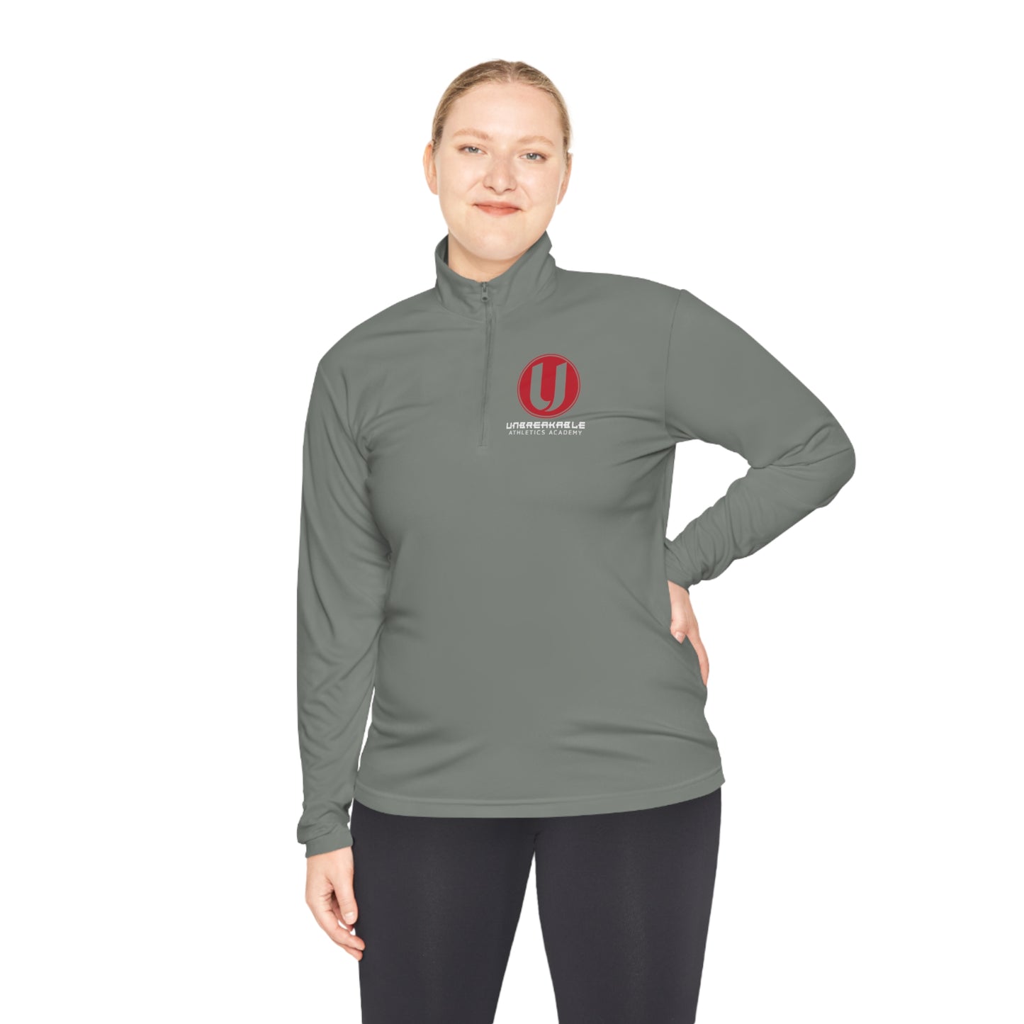 Unbreakable Logo - Unisex Quarter-Zip Pullover