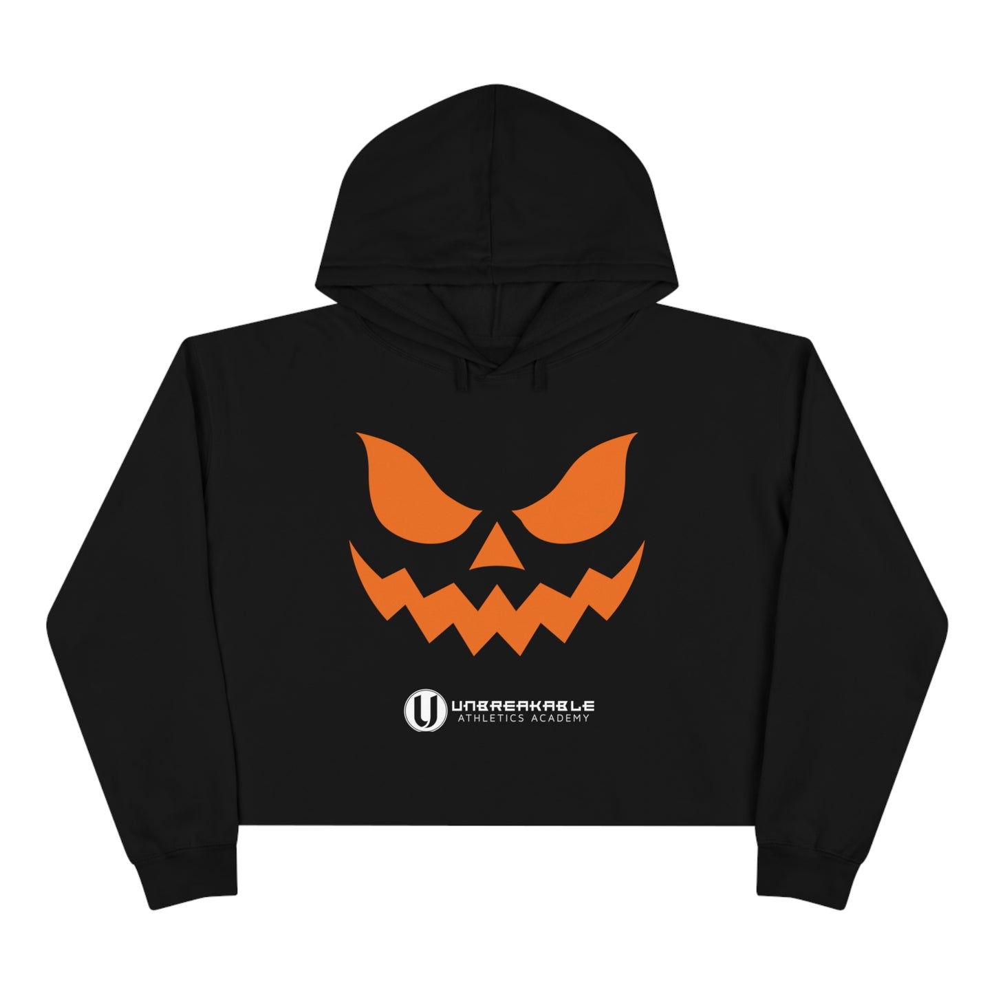 Unbreakable Jack-O-Lantern Crop Hoodie