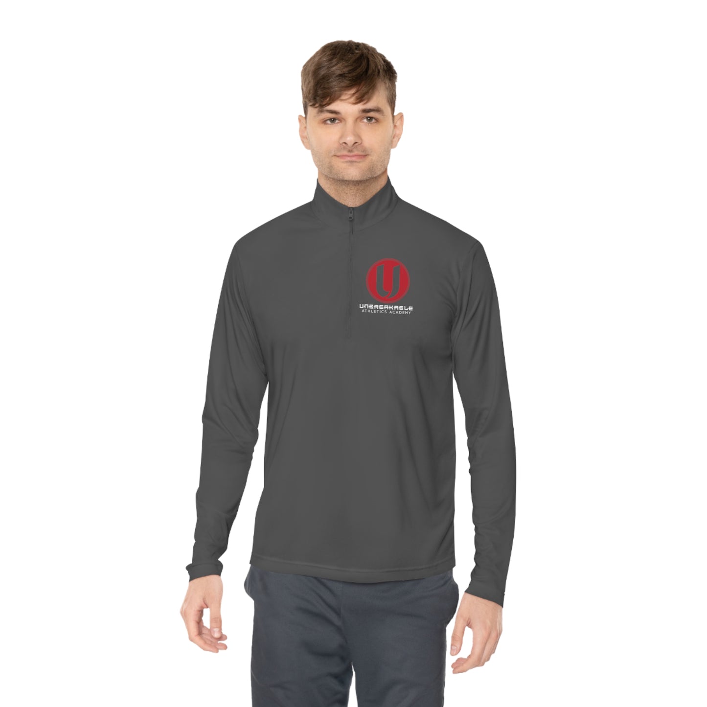 Unbreakable Logo - Unisex Quarter-Zip Pullover