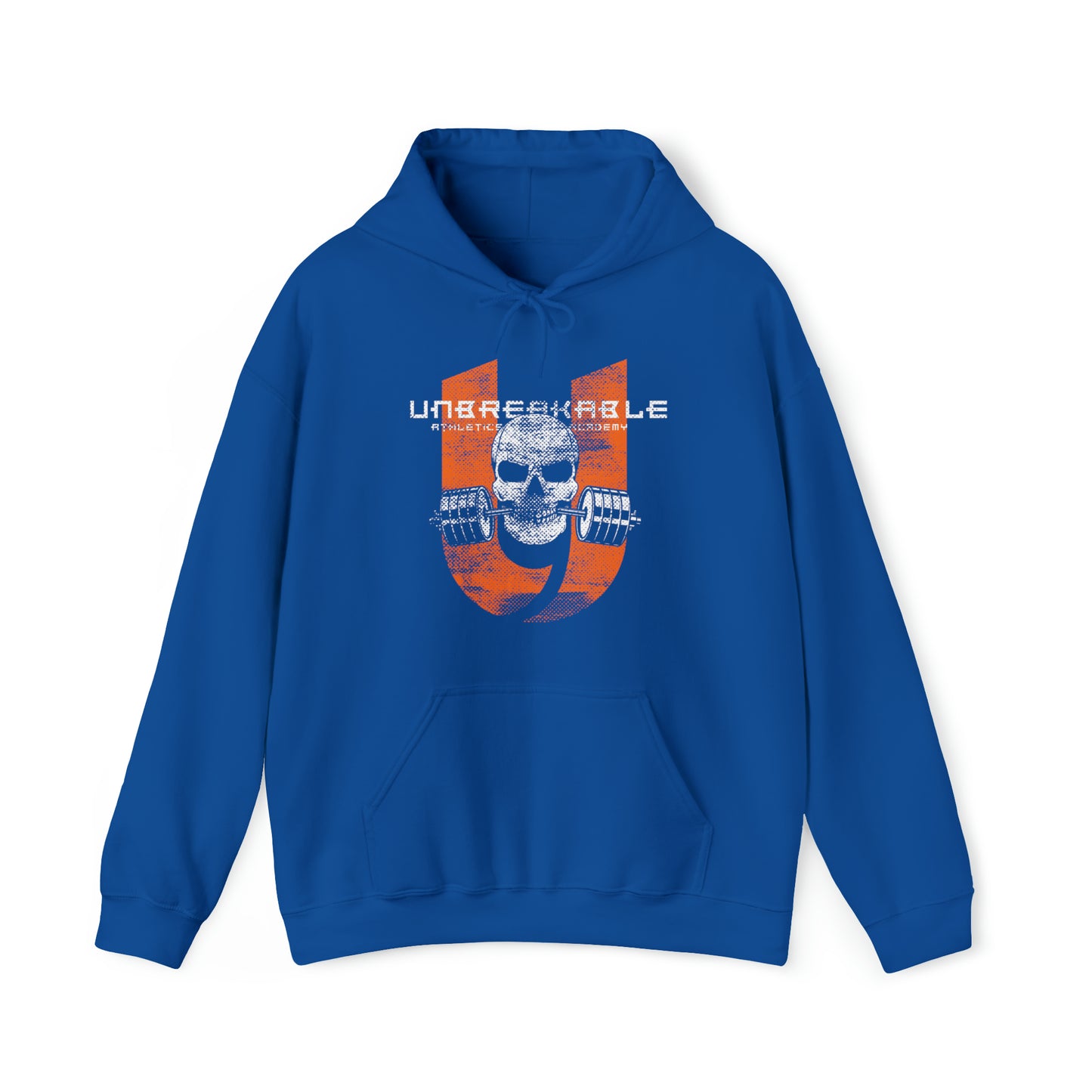 Unbreakable Skull and Barbell Heavy Blend™ Hooded Sweatshirt