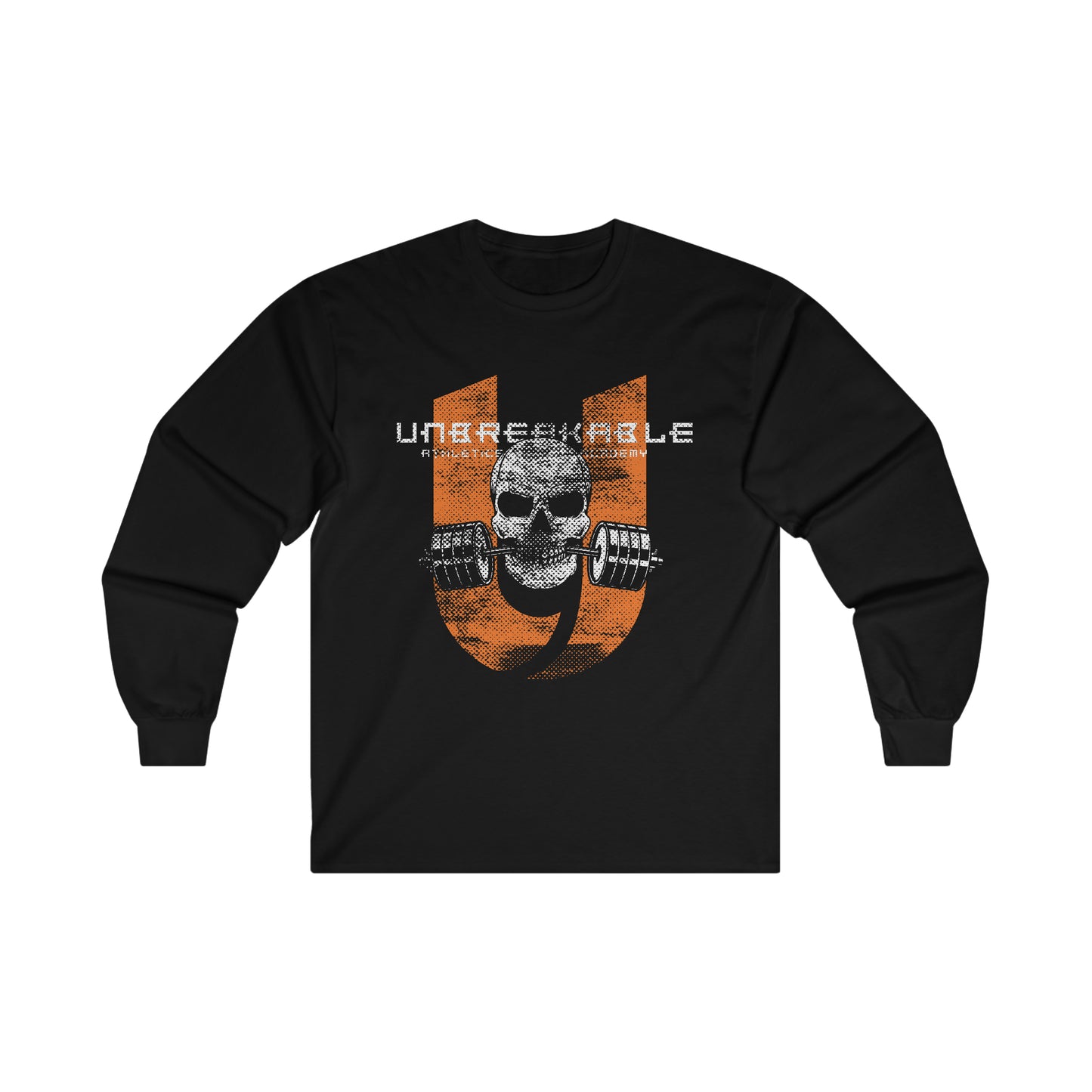 Unbreakable Skull and Barbell Ultra Cotton Long Sleeve Tee