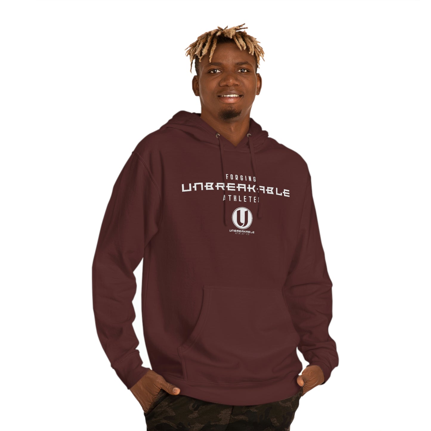Unisex Hooded Sweatshirt - Forging Unbreakable Athletes