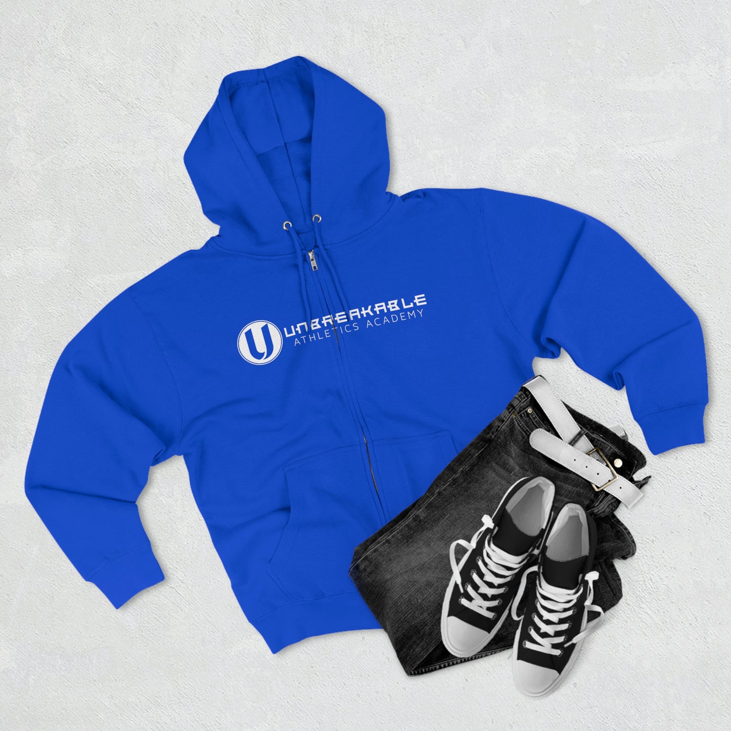 Unisex Premium Full Zip Hoodie - Unbreakable