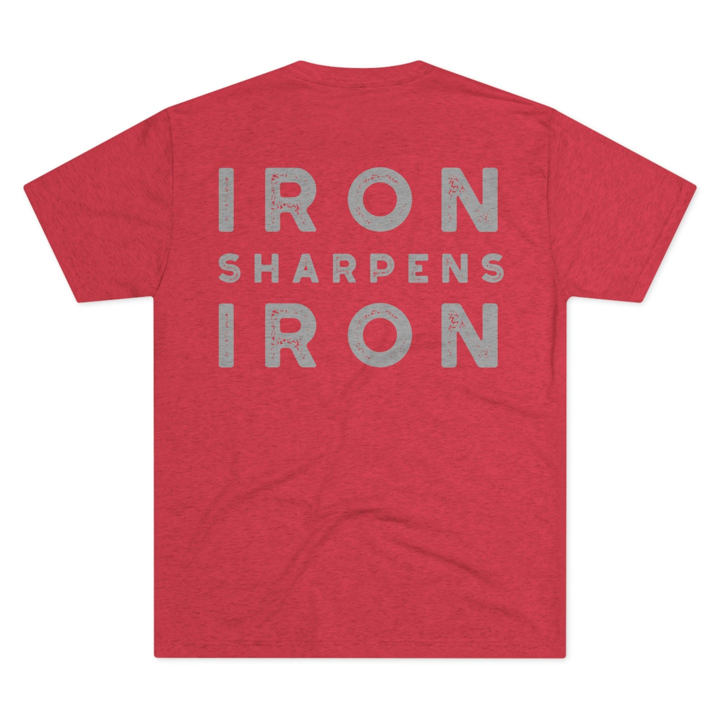 Unisex Tri-Blend Tee - Iron Sharpens Iron