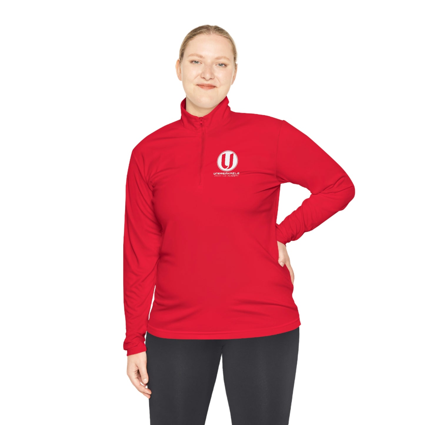 Unisex Quarter-Zip Pullover - Unbreakable Athletics Logo