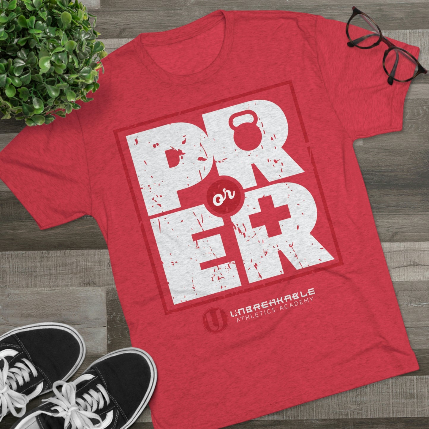 PR or ER - Unisex Tri-Blend Crew Tee