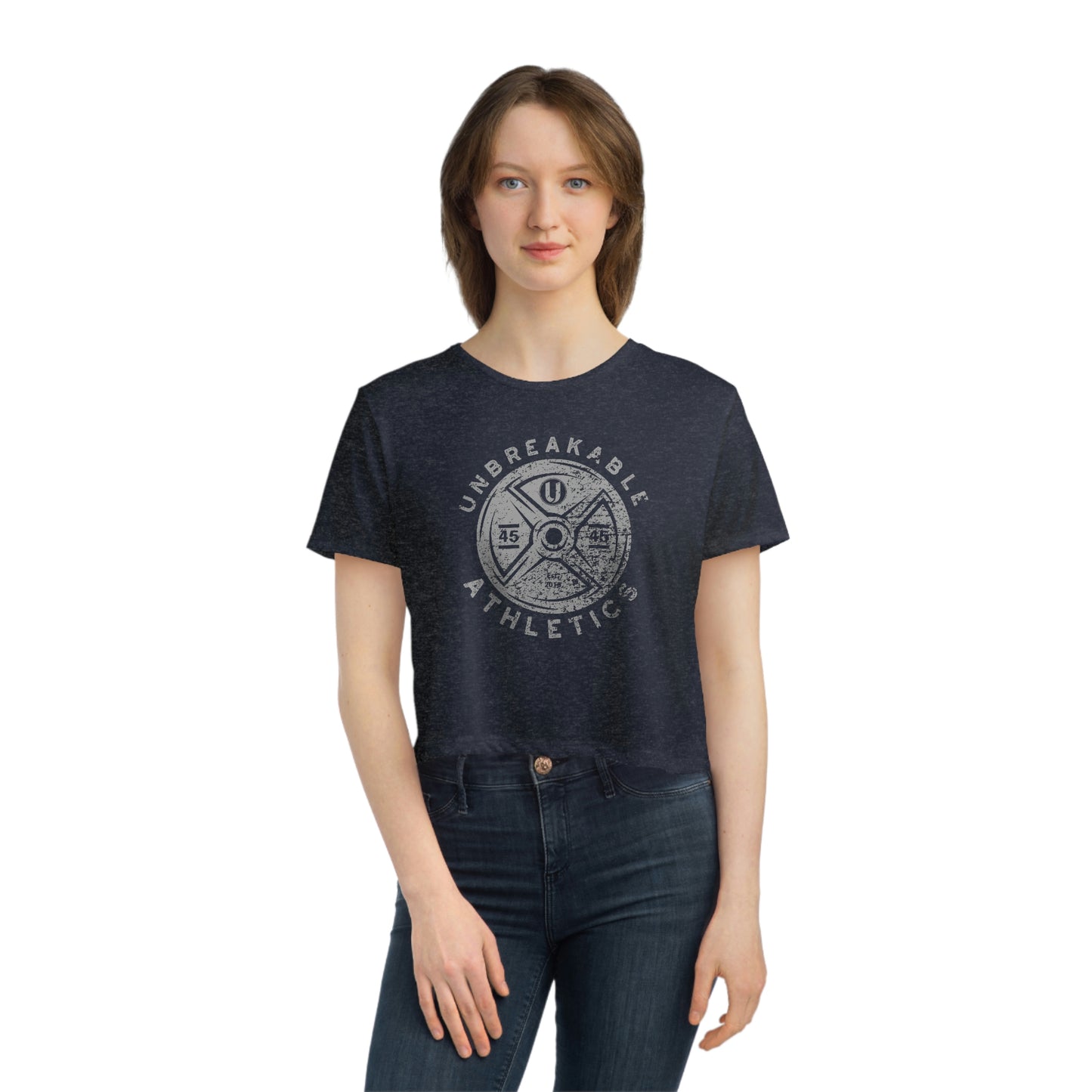 Women's Flowy Cropped Tee - Unbreakable Weight Shirt