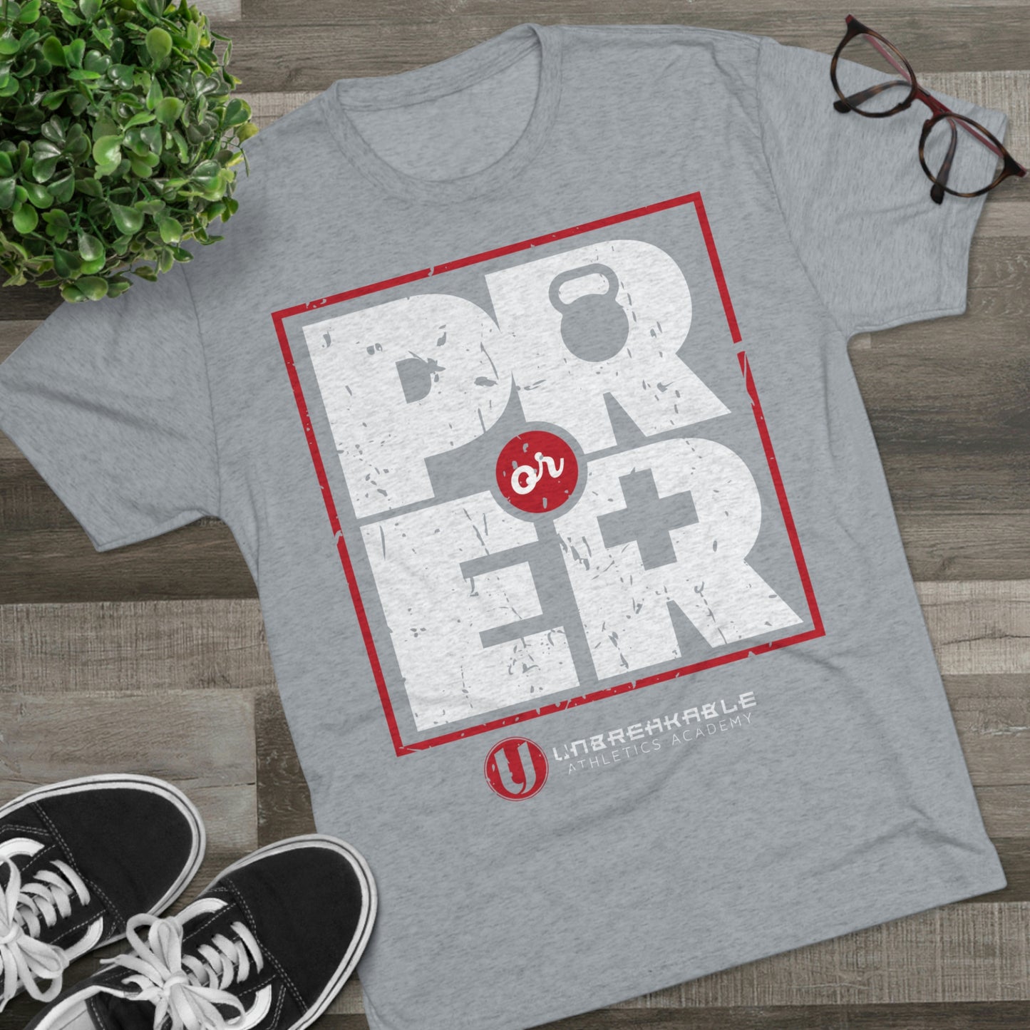 PR or ER - Unisex Tri-Blend Crew Tee