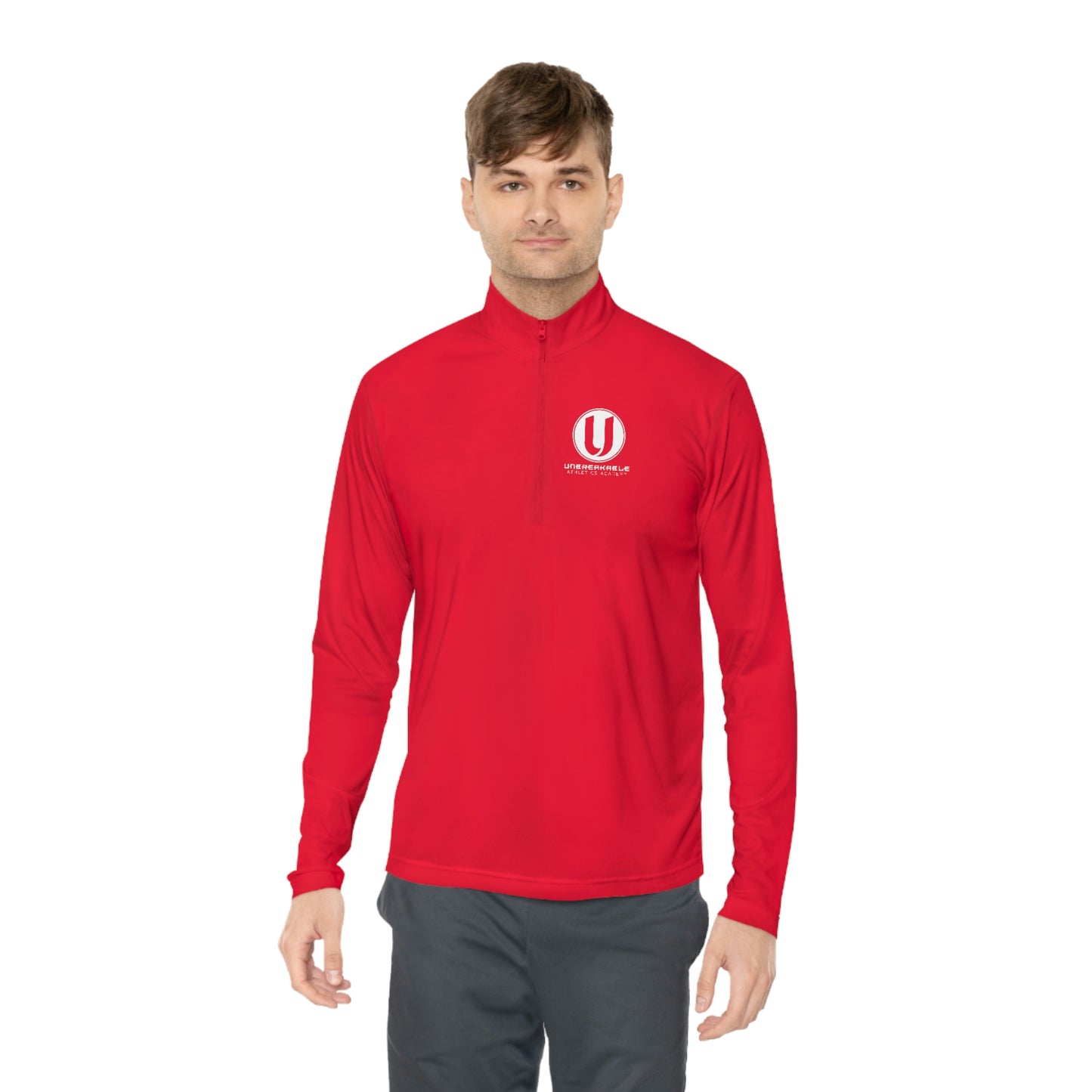 Unisex Quarter-Zip Pullover - Unbreakable Athletics Logo