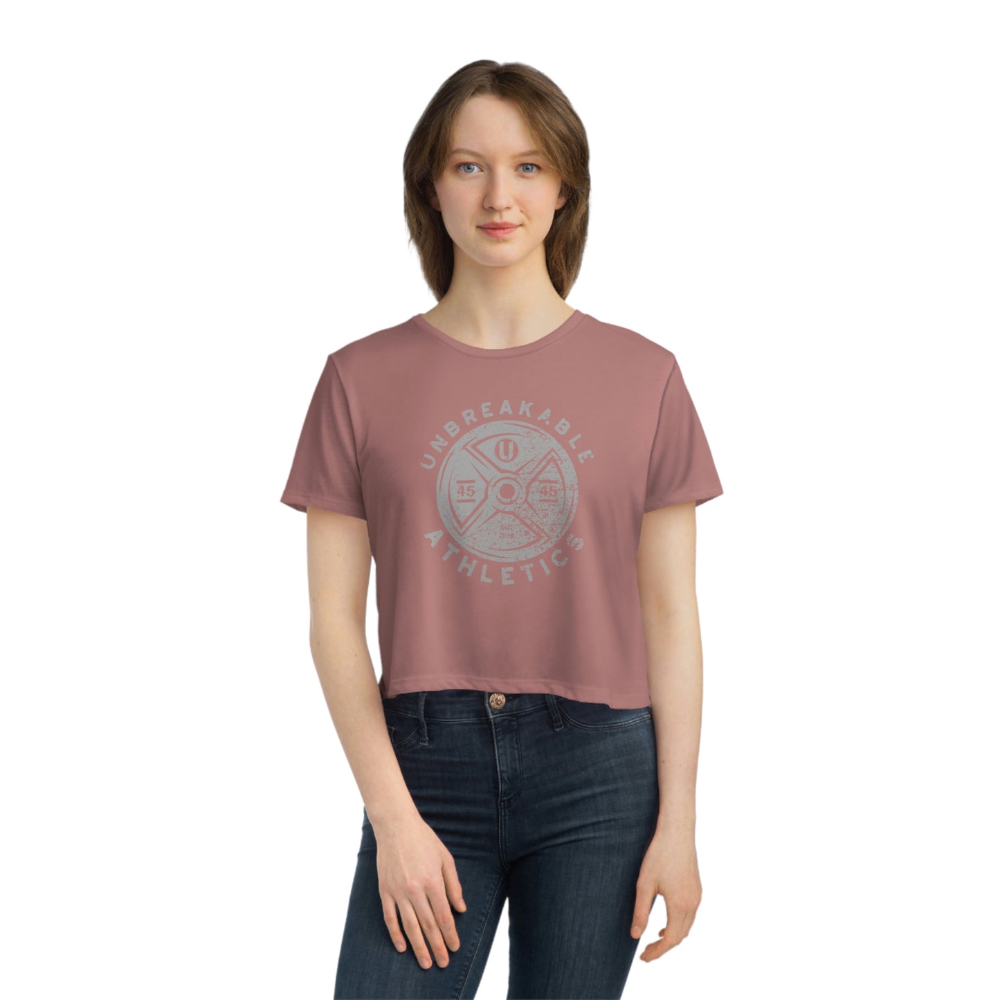 Women's Flowy Cropped Tee - Unbreakable Weight Shirt