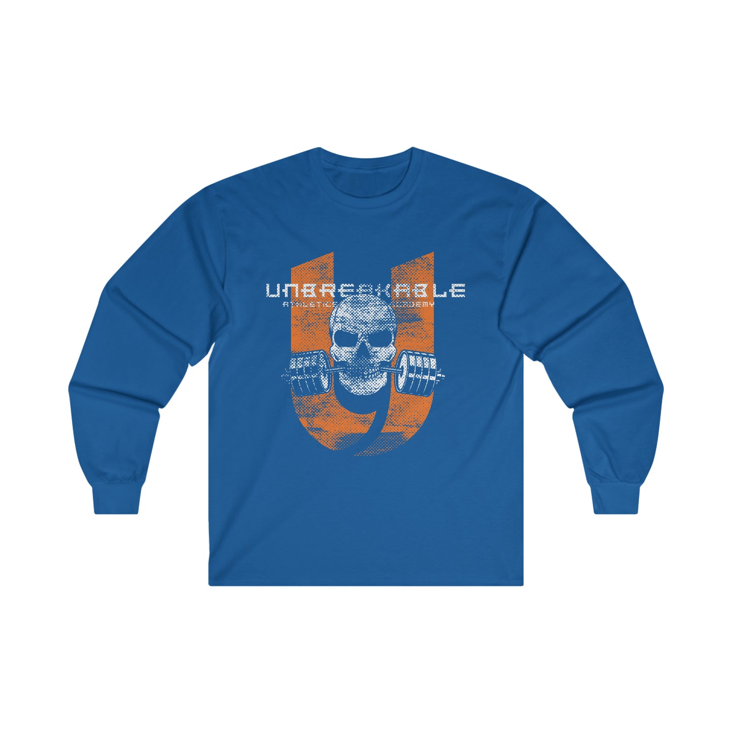 Unbreakable Skull and Barbell Ultra Cotton Long Sleeve Tee