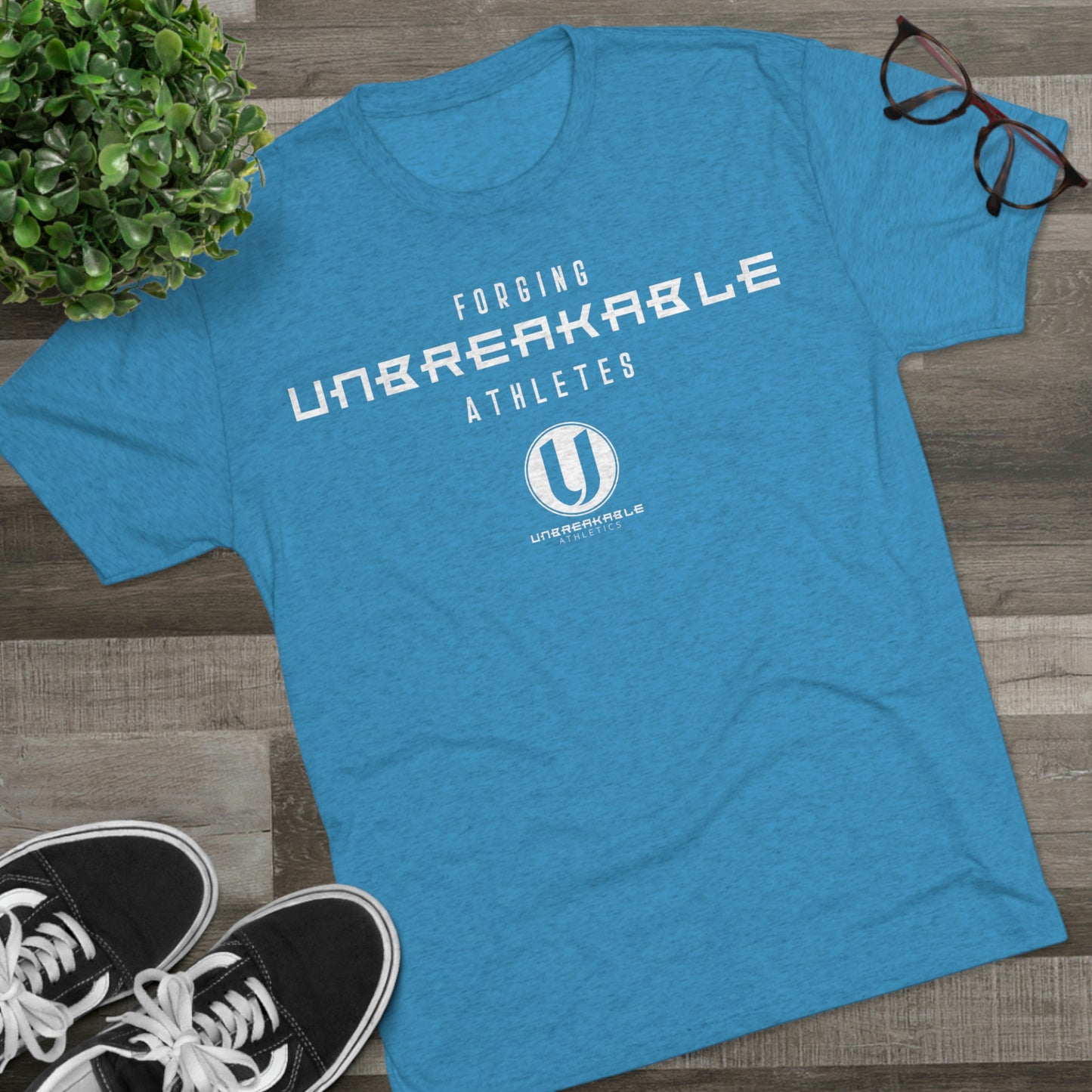 Unisex Tri-Blend Tee - Forging Unbreakable Athletes