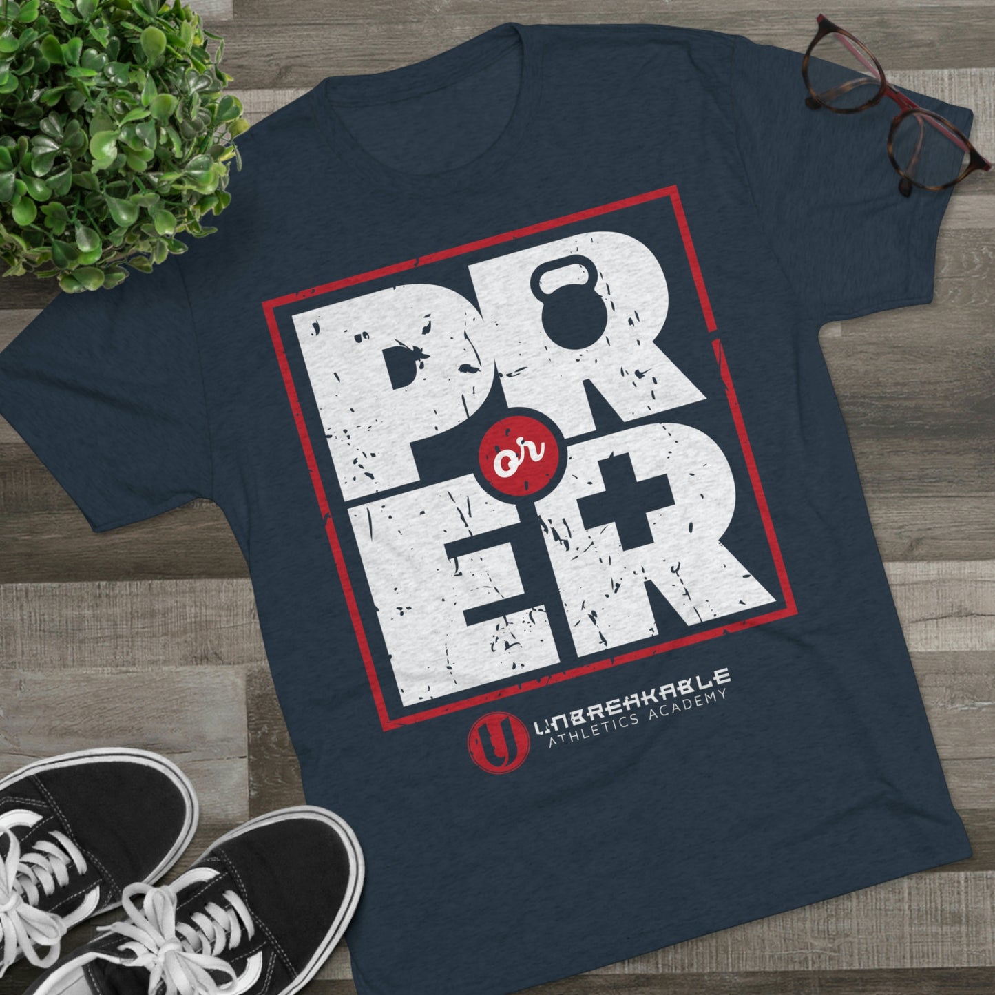 PR or ER - Unisex Tri-Blend Crew Tee