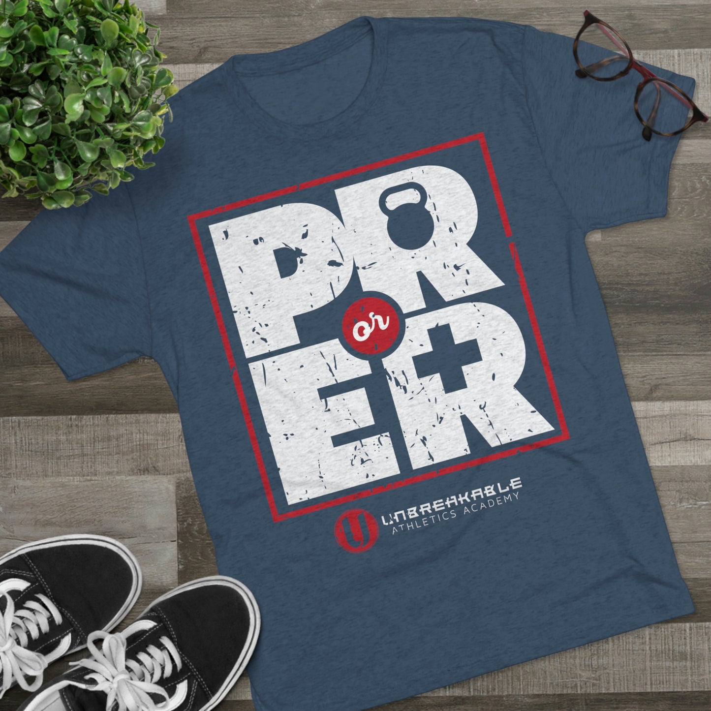 PR or ER - Unisex Tri-Blend Crew Tee