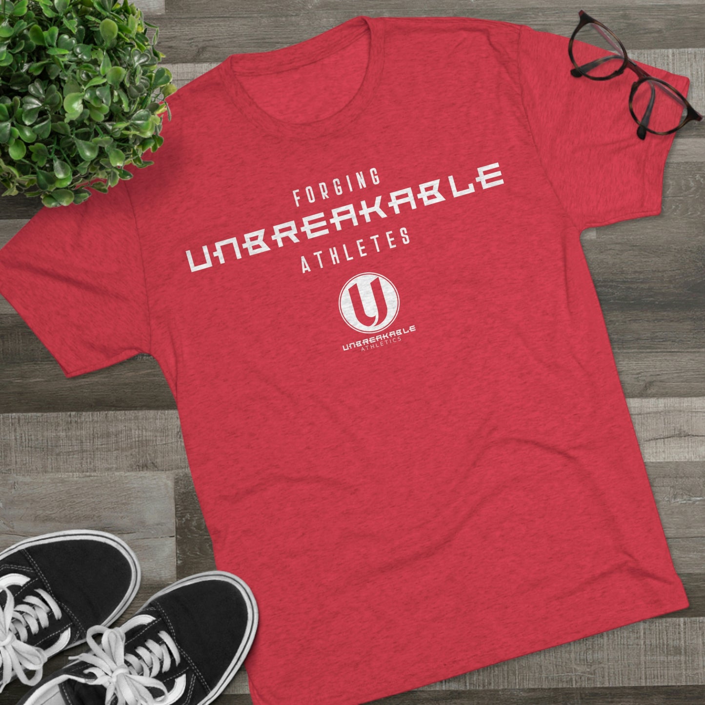 Unisex Tri-Blend Tee - Forging Unbreakable Athletes