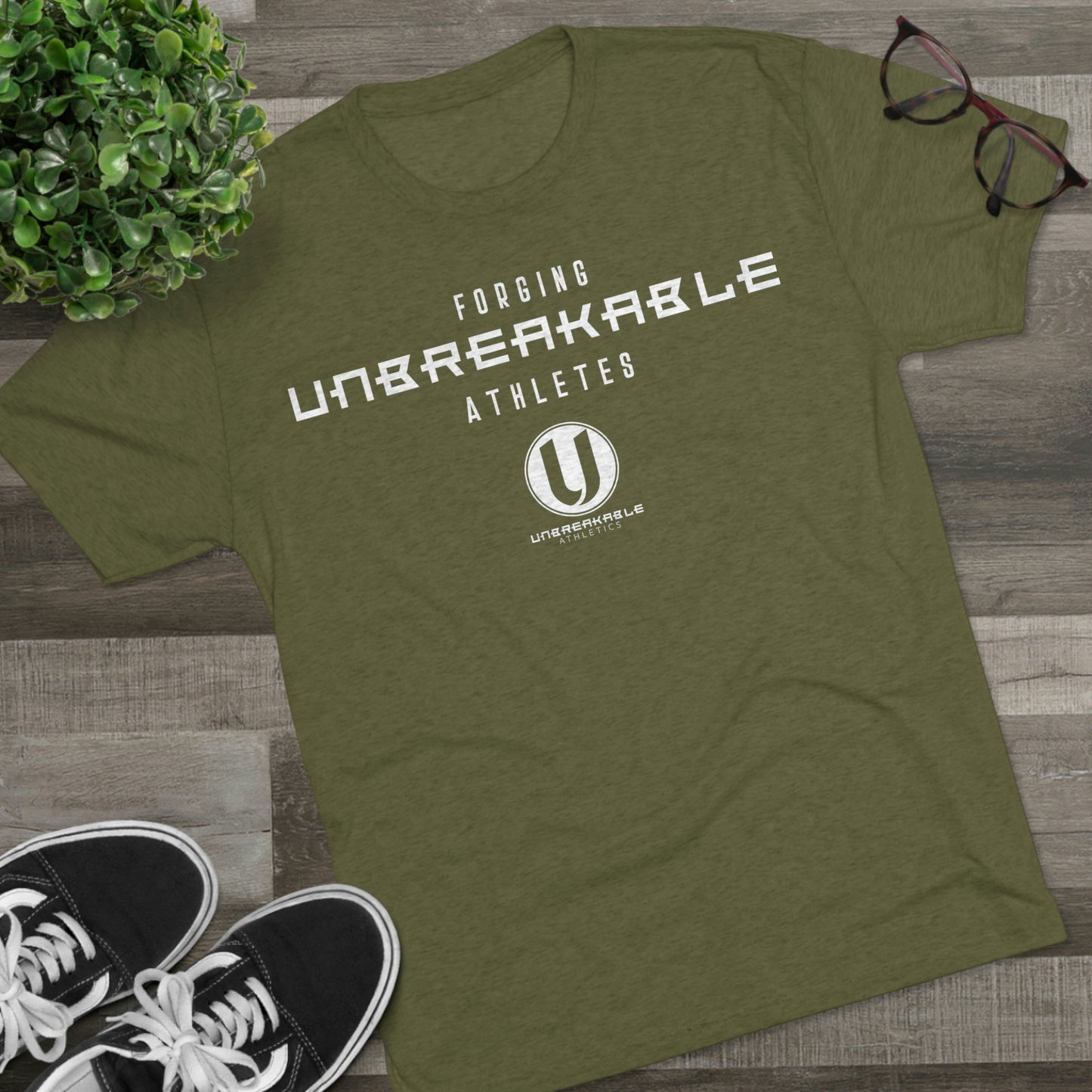 Unisex Tri-Blend Tee - Forging Unbreakable Athletes