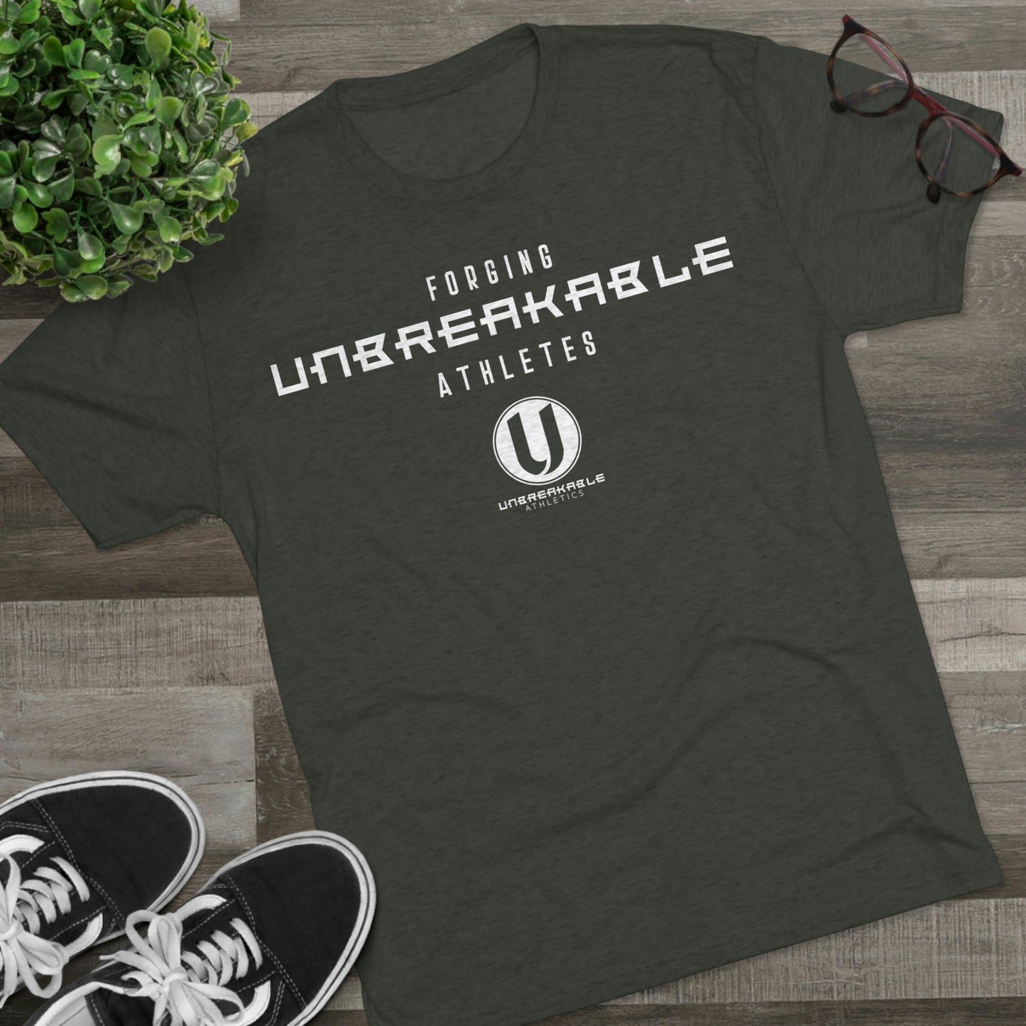 Unisex Tri-Blend Tee - Forging Unbreakable Athletes