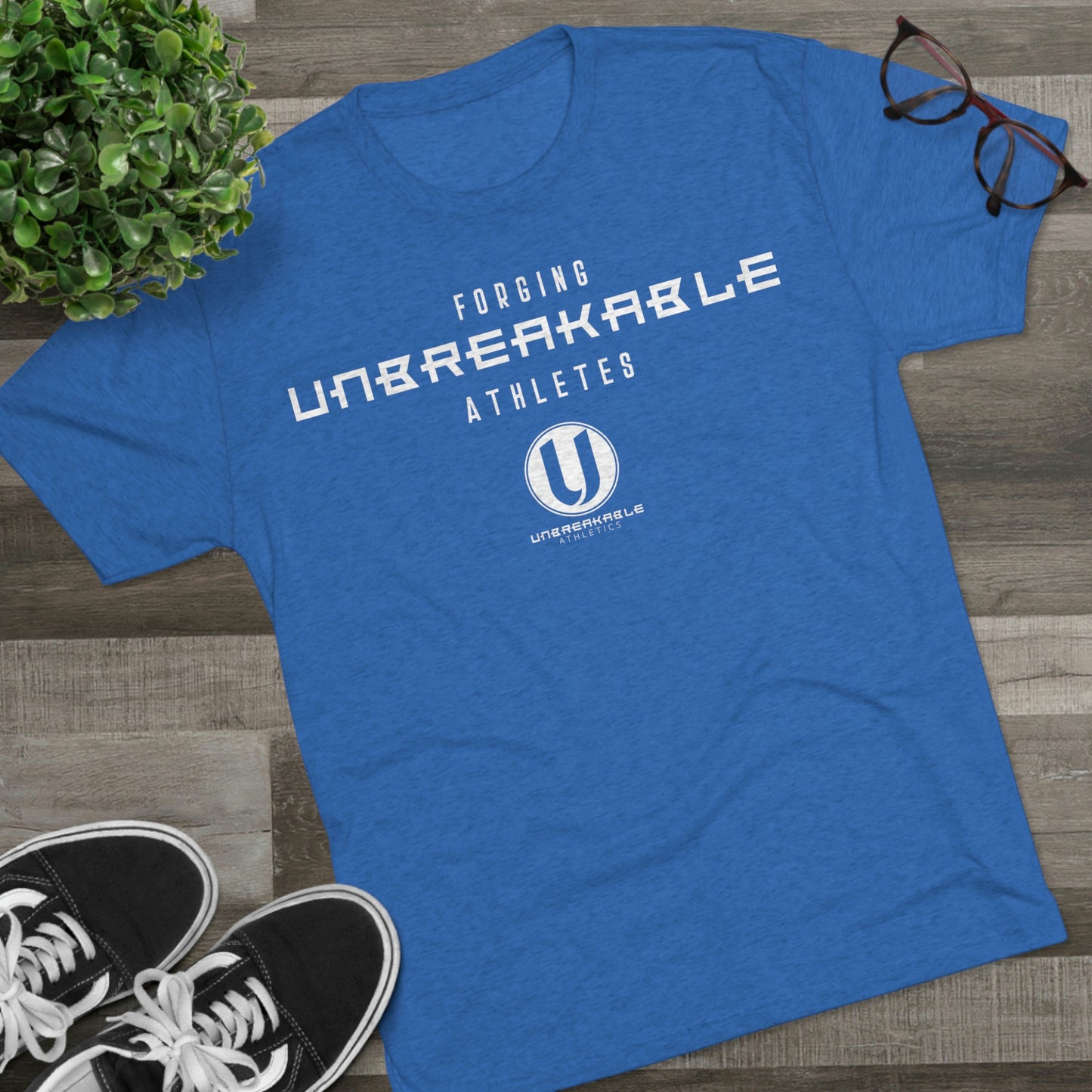 Unisex Tri-Blend Tee - Forging Unbreakable Athletes