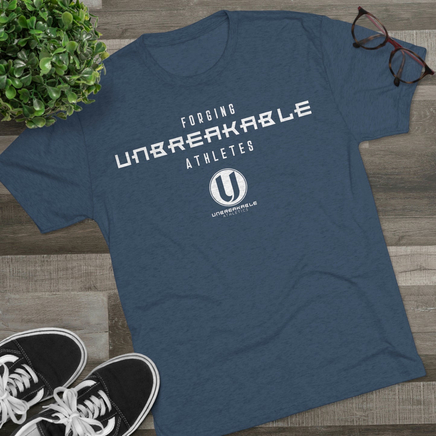 Unisex Tri-Blend Tee - Forging Unbreakable Athletes