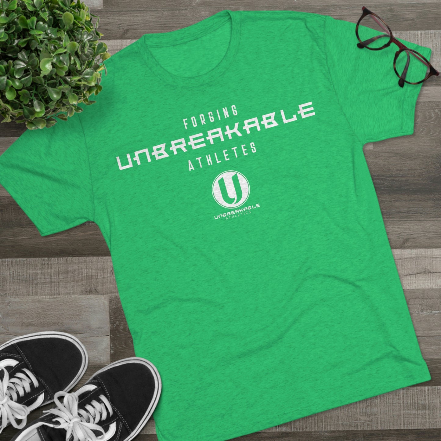 Unisex Tri-Blend Tee - Forging Unbreakable Athletes