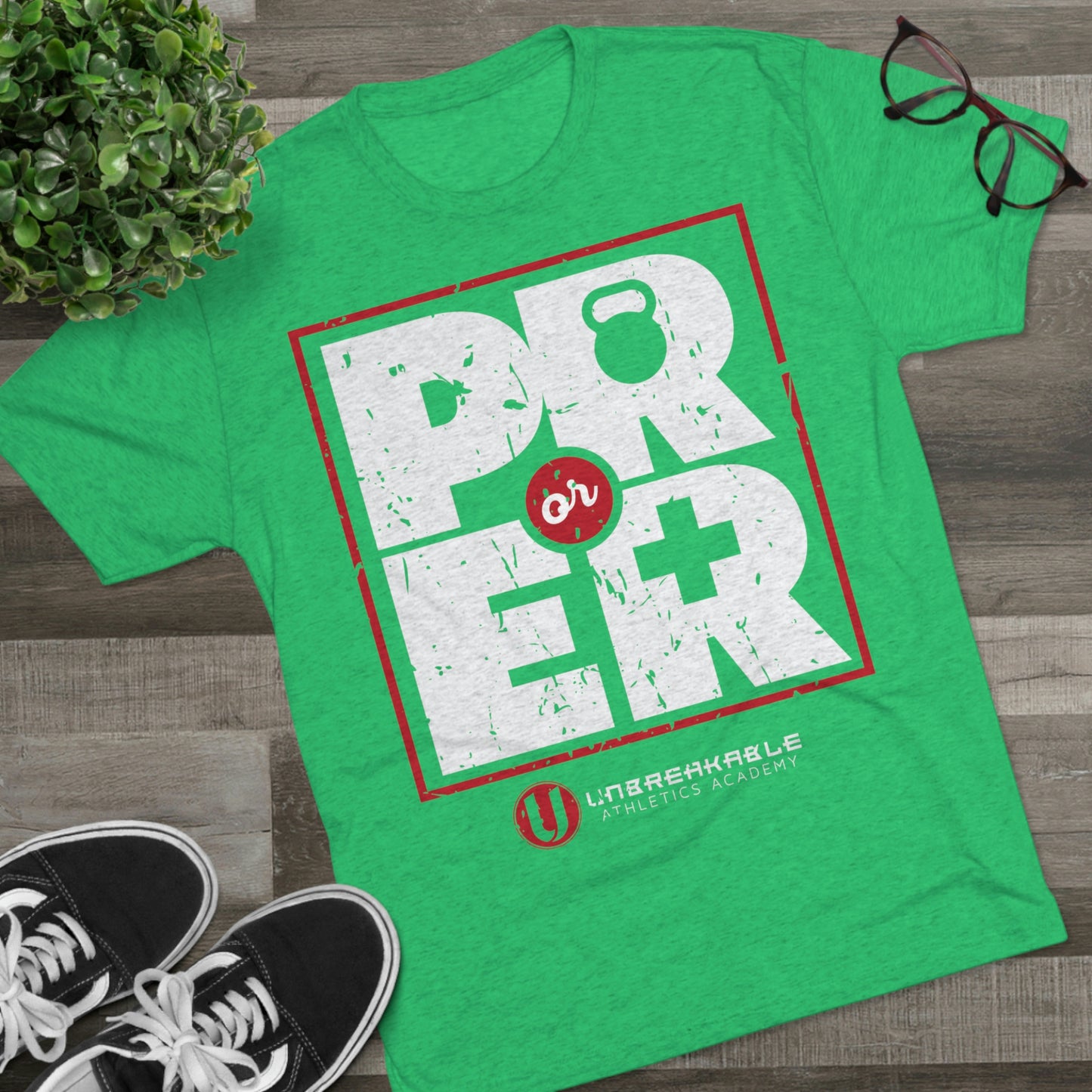 PR or ER - Unisex Tri-Blend Crew Tee