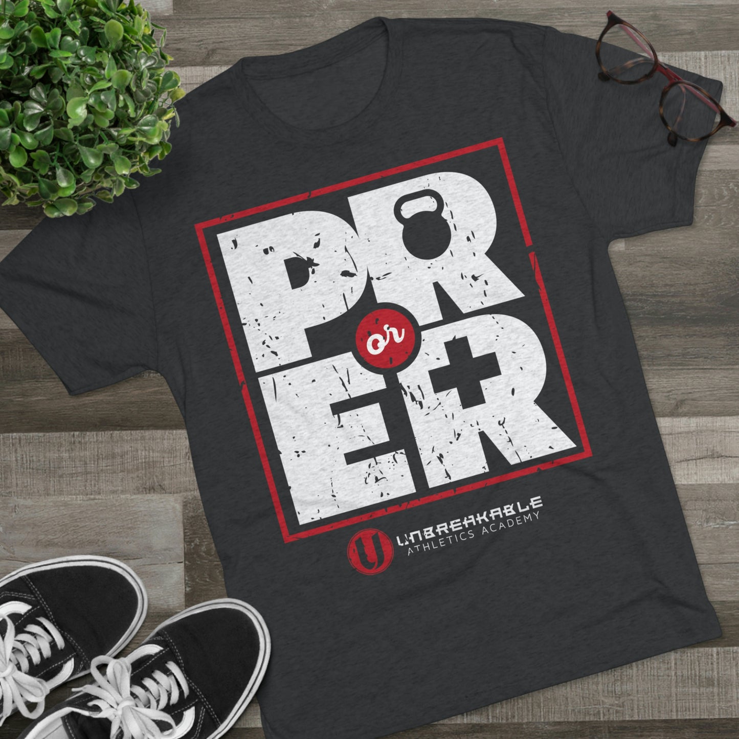 PR or ER - Unisex Tri-Blend Crew Tee